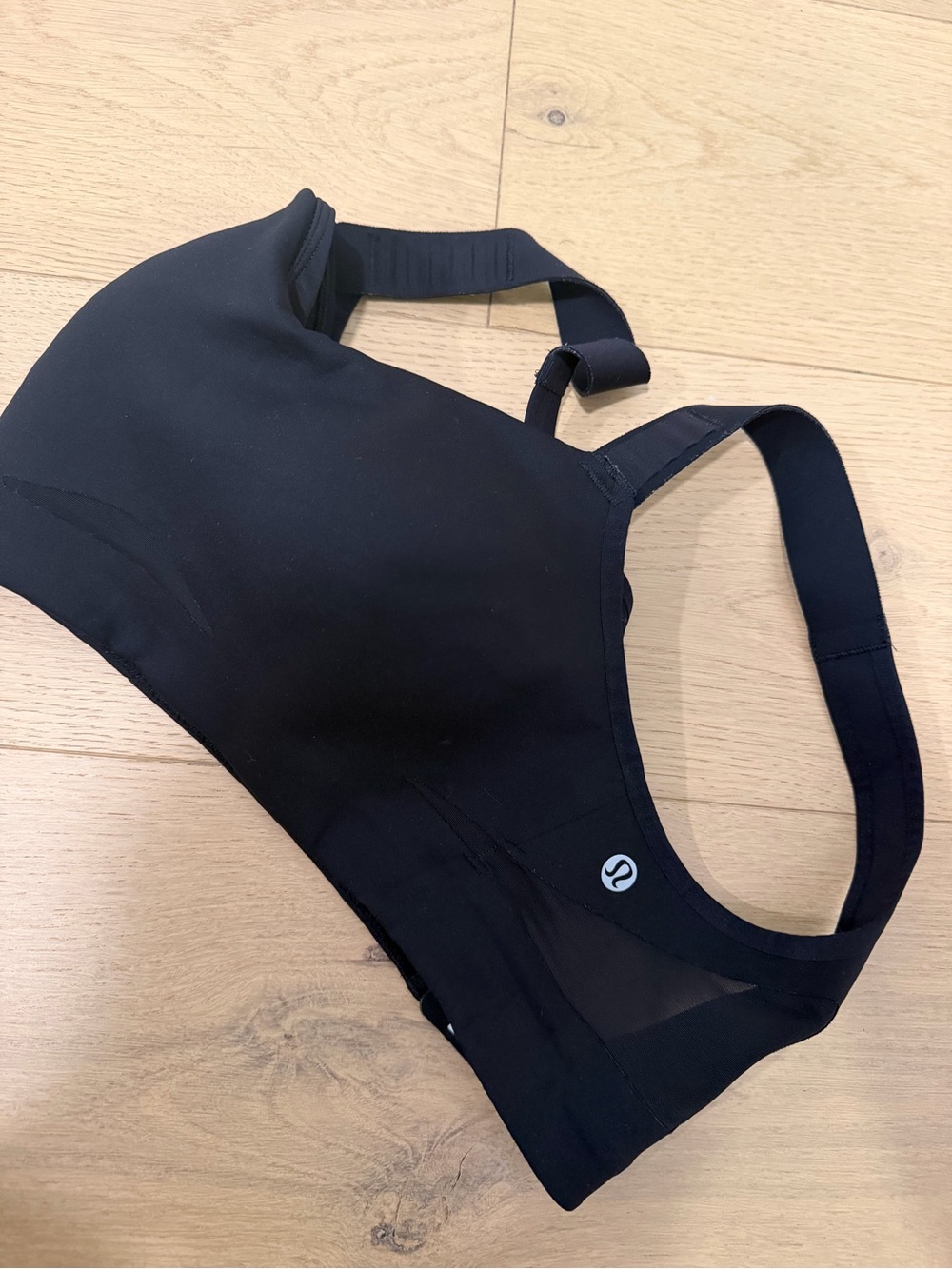 Lululemon Black Althetic Sports Bra with Mesh size 32D